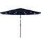 Pure Garden Patio Umbrella w/ Lights 10 ft Outdoor Sun Shade Canopy w/ 32 Solar LEDs UV 30+ Protection 50-LG1425 - alternate 6