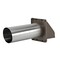 Lambro Preferred Hood Vent, 5-1/2 in W Hood, 5.69 in H Hood, 3 in Duct, Plastic Hood 222B - alternate 3