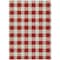 Homeroots 8' X 10' Red And Ivory Plaid Washable Indoor Outdoor Area Rug 595430 - alternate 9