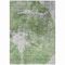 Homeroots 3' X 5' Green And Gray Abstract Washable Indoor Outdoor Area Rug 582938 - alternate 9