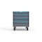 Strong Hold 4 drawer cabinet - (1x 4in, 1x 5in, 2x 6in) - Blue accents - Keyed Alike S3036-PCAAS-0402FS - alternate 1