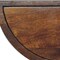 Homeroots 18" Chestnut Solid Wood One Drawer Half Moon Floating Nightstand 653844 - alternate 7