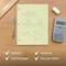 Roaring Spring Case of Engineering Pad, 8.5"x11", 200 sht, Green Paper, 5x5 Graph, 3-Hole Punched, Heavy Backing, PK12 95589cs - alternate 5