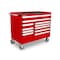Tekton Rolling Tool Cabinet, 11 Drawer, Red, Steel, 48 in W x 27 in D x 41-1/2 in H OCL43202STM - alternate 1
