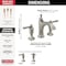 Delta Dorval Roman Tub Trim - Less Handles T2756-SSLHP - alternate 3