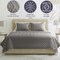 Lavish Home 2-Piece Twin Quilt Set Bedspread & Pillow Sham with Embossed Diamond Pattern Lightweight Quilt Set 66-001-TGY - alternate 7