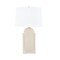 Hudson Valley Lighting Leeston 16 in. Table Lamp Aged Brass/Ceramic Moonstone Sand L4127-AGB/CMS - alternate 6