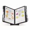 Durable Office Products VARIO Document Holder, 10 Panels 15.5 x 6.5 x 10.75, Black Borders 552201 - alternate 6
