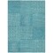 Homeroots 10' X 14' Teal Blue And Ivory Geometric Washable Indoor Outdoor Area Rug 600785 - alternate 8
