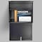 Mail Boss Townhouse Locking Wall-Mount Mailbox, Black, 14/16-Gauge Steel 805944 - alternate 7