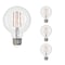 Bulbrite LED Filament 13W, Dimmable G25, Clear Glass, E26 Base, 2700K, 1400 Lm, 4PK 862850 - alternate 1