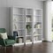 Homeroots Set of Three White Wood Five Tier Modular Bookcase, 3PK 546616 - alternate 7
