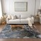 Homeroots 5' X 8' Orange Abstract Washable Non Skid Indoor Outdoor Area Rug 559464 - alternate 5