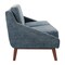 Office Star Products Lounge Seating/Davenport Mid-Century Loveseat, Navy SL4422R-MC3 - alternate 7