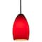 Access Lighting Champagne, Pendant, Oil Rubbed Bronze Finish, Red Glass 28012-1R-ORB/RED - alternate 6