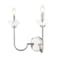Z-Lite Allistair 2-Light Wall Sconce, 15 in W, Polished Nickel 352-2S-PN - alternate 1
