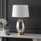Jonathan Y Reese 26.5" 1-Outlet Contemporary Style Iron/Glass LED Table Lamp w/USB Charging Port, Silver/Brass G JYL4054A - alternate 8