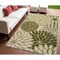 Homeroots 4' X 6' Ivory And Green Floral Indoor Outdoor Area Rug 548151 - alternate 9