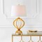 Jonathan Y Sebastian 28.5" Metal Trellis LED Table Lamp, Gold Leaf JYL3025A - alternate 7