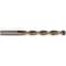 Cleveland Q-Cobalt 135 Degree Wide Land Parabolic Jobber Length Drill Cleveland 2075 Straw HSS-CO 8% RHS/RHC 4.50mm C16590 - alternate 1