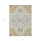 Homeroots 10' X 14' Gold Ivory And Blue Oriental Washable Indoor Outdoor Area Rug 596631 - alternate 8