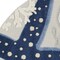 Homeroots 5' Navy Blue And Gray Round Starfish Indoor Outdoor Area Rug 546819 - alternate 9