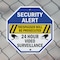 Signmission Security Alert Trespasser Will Be P, 6 Inch X 6 Inch, Plastic Sign OC-P-6-186 - alternate 7