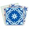Homeroots 5" X 5" Dark And Light Blue Mosaic Peel And Stick Removable Tiles 390799 - alternate 4