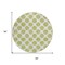 Homeroots 8' Sage And Ivory Round Polka Dot Washable Indoor Outdoor Area Rug 614865 - alternate 5