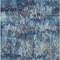 Homeroots 5' X 8' Navy Blue And Denim Blue Striped Washable Indoor Outdoor Area Rug 609559 - alternate 8