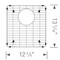 Blanco Stainless Steel Sink Grid (Vintera Equal Double) 239955 - alternate 4