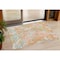 Homeroots 3' X 5' Coral Green And Copper Abstract Washable Indoor Outdoor Area Rug 600282 - alternate 1