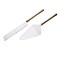 Homeroots Hammered Gold Stainless Steel Two Piece Hand Forged Cake Server 576811 - alternate 6
