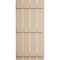Ekena Millwork Rustic Four Board Spaced Board-n-Batten Rough Cedar Faux Wood Shutters, 23 1/2W x 76H, PR SHUBSS23X76RCPR - alternate 17