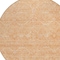 Homeroots 8' Salmon Round Floral Washable Indoor Outdoor Area Rug 607382 - alternate 9