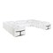 Homeroots White Italian Leather Power Reclining U Shaped Twelve Piece Corner Sectional With Console 634655 - alternate 5