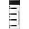 Vdomdoors Front Exterior Prehung Steel Door Ronex0131 Black Enamel 96 Transom Window Sidelite Stainless RONEX0131EXD-BLK-W36xH96+16-RH-I - alternate 1