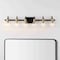 Jonathan Y Marais 44.25" 6-Light Iron/Glass Rustic Vintage LED Vanity Light, Black/Brass Gold JYL3557A - alternate 9