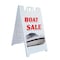 Signmission Boat Sale, A-Frame & 2 Decals Installed, Heavy-Duty Plastic Frame SBHD-D-2436-Boat Sale - alternate 1