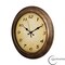Clockswise 16in Round Battery-Operated Vintage Chiming Wall Clock with Chime & Non-Ticking Feature, Rustic Gold QI004821 - alternate 8