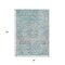 Homeroots 8' X 10' Sky Blue And Blush Medallion Washable Indoor Outdoor Area Rug 615743 - alternate 8