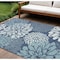 Homeroots 6' X 9' Navy Blue Floral Indoor Outdoor Area Rug 572888 - alternate 8