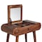 Homeroots 28" Brown Solid Wood Two Drawer Dresser 723823 - alternate 9