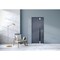 Vdomdoors Steel Door Cynex 6777 Grey Stainless Inserts Single Modern Painted-W32xH80-Right-hand Outswing CYNEX6777EXD-GRE-W32 x H80-Right-hand Outswing - alternate 4