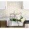 Apollo Tile Chiffon White 11.8 in x 11.8 in Glass Glossy Floor and Wall Mosaic Tile 4.83 sqft/case, 5PK APLC8801A - alternate 4