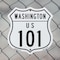 Signmission Washington Route Marker Shield Sign Us 1, 12 inch X 12 inch, Plastic Sign, 2PK SHI-P-2PACK-12-475 - alternate 6
