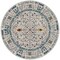 Homeroots 7' Round Yellow and Ivory Round Southwestern Stain Resistant Indoor Outdoor Area Rug 532599 - alternate 8