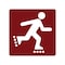 Sign Solutions Usa In-Line Skating (Symbol), 30 in W x Square, Aluminum Sign DUS10DWT3030RS-125 - alternate 1