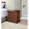 Homeroots 32" Brown Solid Wood Three Drawer Nightstand 527049 - alternate 7