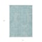 Homeroots 10' X 14' Teal Blue And Ivory Abstract Washable Indoor Outdoor Area Rug 594964 - alternate 9